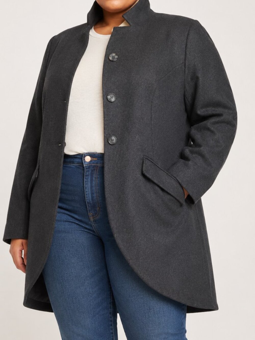 Universal Standard Beas Wool Coat